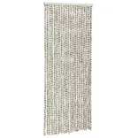 világos- és sötétszürke zsenília rovarfüggöny 56 x 185 cm