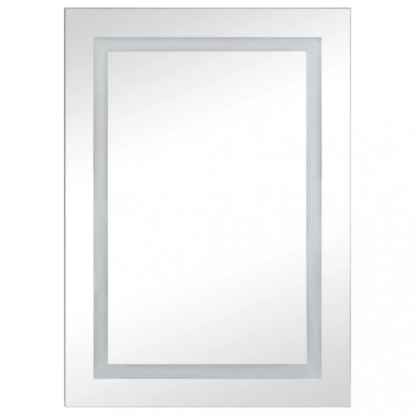 tükrös fürdőszobaszekrény LED világítással 50 x 13 x 70 cm