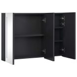 tükrös fürdőszobaszekrény LED világítással 89 x 14 x 62 cm