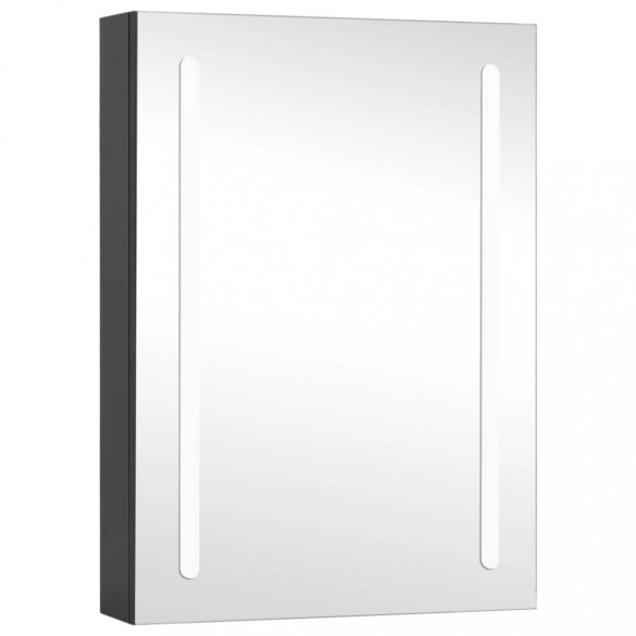 tükrös fürdőszobaszekrény LED világítással 50 x 13 x 70 cm