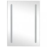 tükrös fürdőszobaszekrény LED világítással 50 x 13 x 70 cm