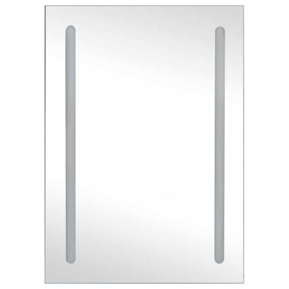 tükrös fürdőszobaszekrény LED világítással 50 x 13 x 70 cm