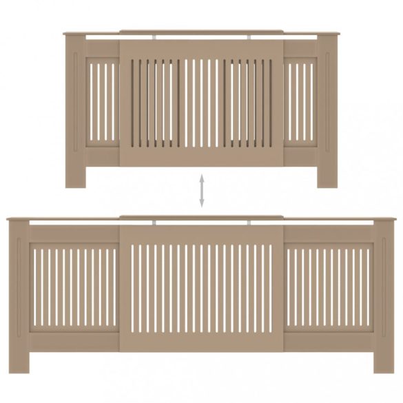 szerelt fa radiátorburkolat 205 cm