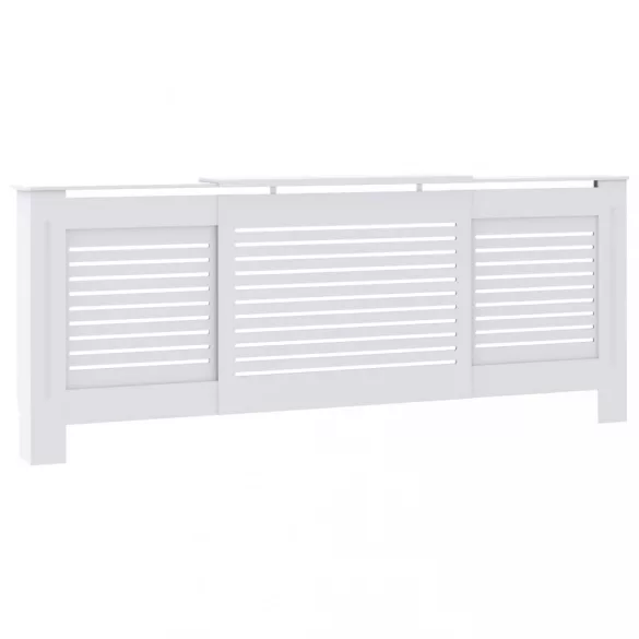 fehér MDF radiátorburkolat 205 cm