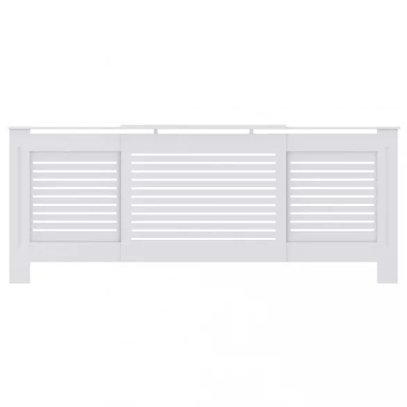 fehér MDF radiátorburkolat 205 cm