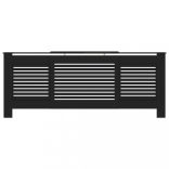 fekete MDF radiátorburkolat 205 cm