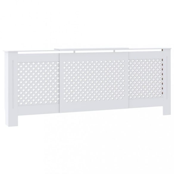 fehér MDF radiátorburkolat 205 cm