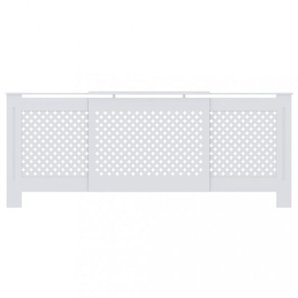 fehér MDF radiátorburkolat 205 cm