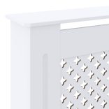 fehér MDF radiátorburkolat 205 cm
