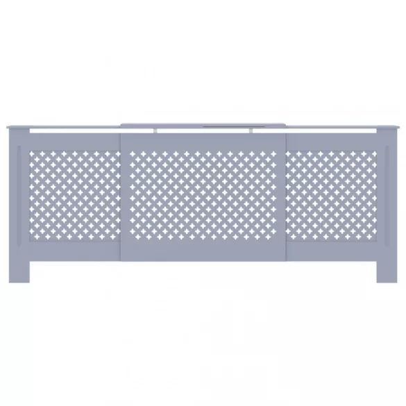 szürke MDF radiátorburkolat 205 cm