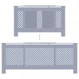 szürke MDF radiátorburkolat 205 cm