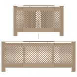 MDF radiátorburkolat 205 cm