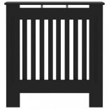 fekete szerelt fa radiátorburkolat 78 cm