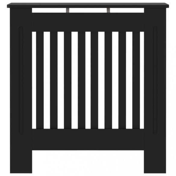 fekete szerelt fa radiátorburkolat 78 cm