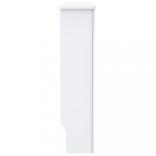 fehér MDF radiátorburkolat 78 cm