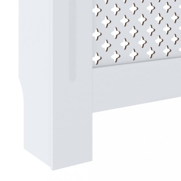 fehér MDF radiátorburkolat 78 cm