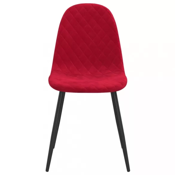 2 db bordó bársony étkezőszék