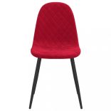 4 db bordó bársony étkezőszék