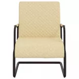 krémszínű konzolos műbőr szék