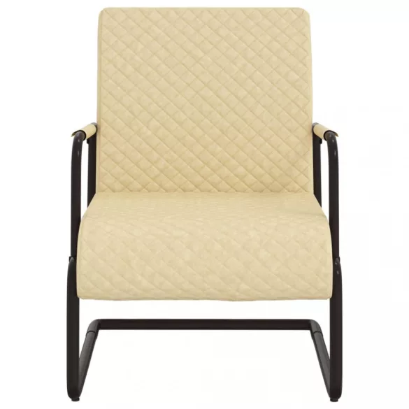 krémszínű konzolos műbőr szék