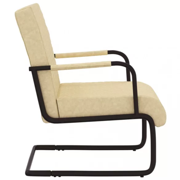 krémszínű konzolos műbőr szék