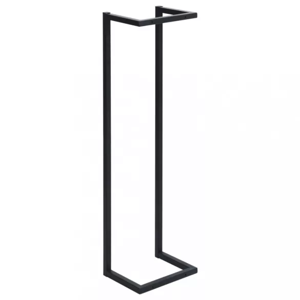 fekete vas törölközőtartó 25 x 20 x 95 cm