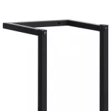 fekete vas törölközőtartó 25 x 20 x 95 cm