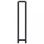 fekete vas törölközőtartó 12,5 x 12,5 x 60 cm