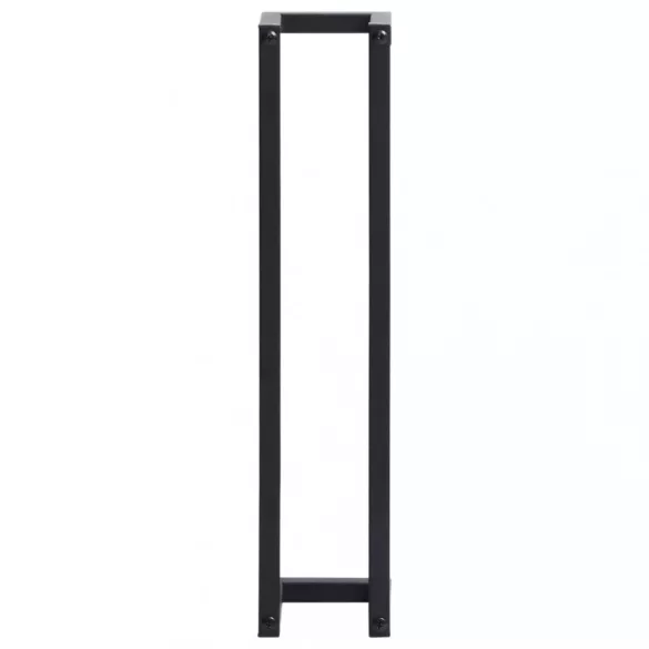 fekete vas törölközőtartó 12,5 x 12,5 x 60 cm