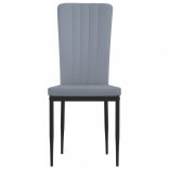 4 db világosszürke bársony étkezőszék