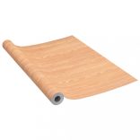 2 db juharszínű öntapadó PVC ajtófólia 210 x 90 cm