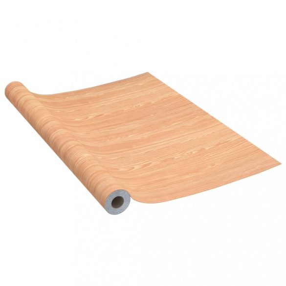 2 db juharszínű öntapadó PVC ajtófólia 210 x 90 cm