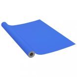 magasfényű kék öntapadó PVC bútorfólia 500 x 90 cm