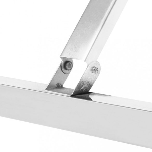 rozsdamentes acél összecsukható konyhai munkaasztal 85x60x80 cm