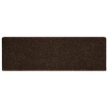 15 db öntapadós lépcsőszőnyeg, barna, téglalap alakú széllel, 65 x 21 x 4 cm