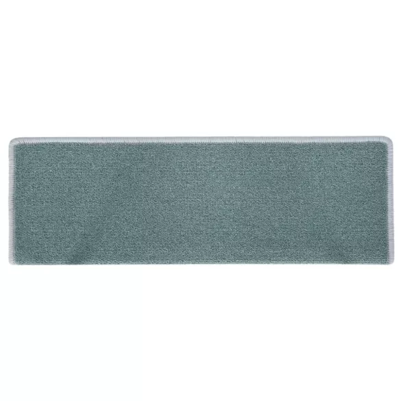 15 db lépcsőszőnyeg 65 x 21 x 4 cm tengerkék téglalap alakú széllel