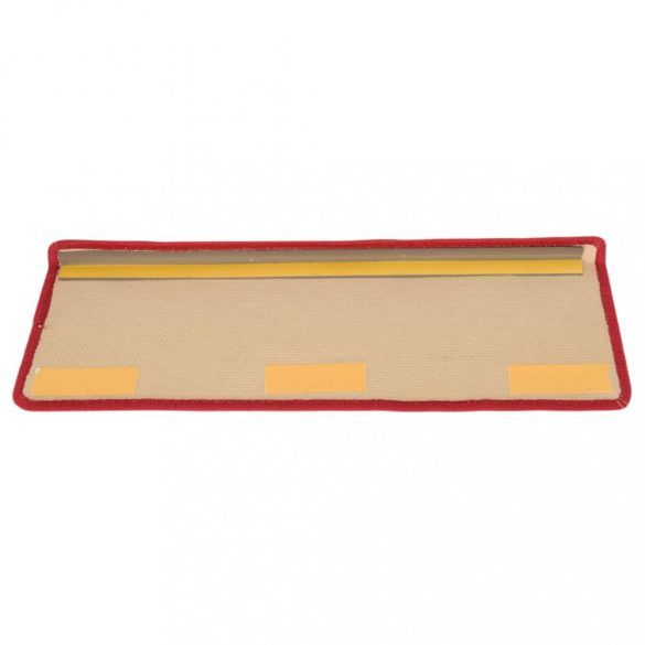 15 db piros öntapadó lépcsőszőnyeg 65x21x4 cm