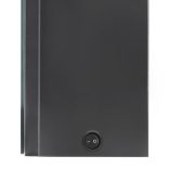 szürke LED-es tükrös fürdőszobaszekrény 50 x 13 x 70 cm