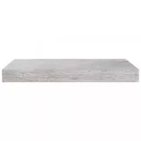betonszürke MDF lebegő fali polc 40 x 23 x 3,8 cm