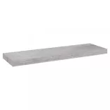 betonszürke MDF lebegő fali polc 80 x 23,5 x 3,8 cm