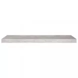 4 db betonszürke MDF lebegő fali polc 80 x 23,5 x 3,8 cm