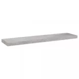 betonszürke MDF lebegő fali polc 90 x 23,5 x 3,8 cm