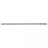 4 db betonszürke MDF lebegő fali polc 120 x 23,5 x 3,8 cm