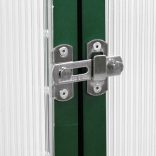 zöld alumínium melegház alapvázzal 224x169x202 cm