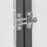 antracitszürke alumínium melegház alapvázzal 224x169x202 cm