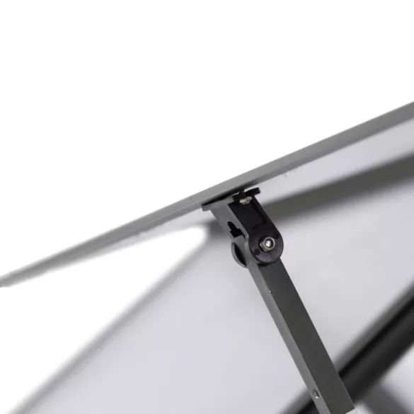 antracitszürke alumínium melegház alapvázzal 224x169x202 cm