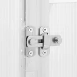 ezüstszínű alumínium melegház alapvázzal 334x169x195 cm