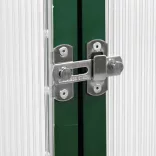 zöld alumínium melegház alapvázzal 334x169x195 cm