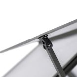 antracitszürke alumínium melegház alapvázzal 334x169x195 cm