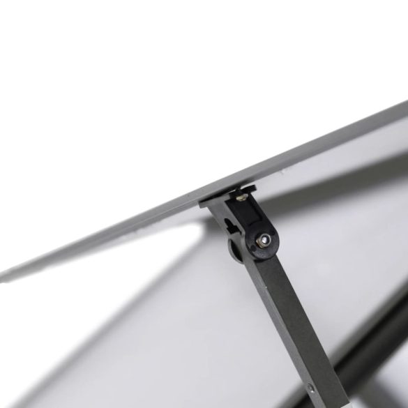 antracitszürke alumínium melegház alapvázzal 334x169x195 cm